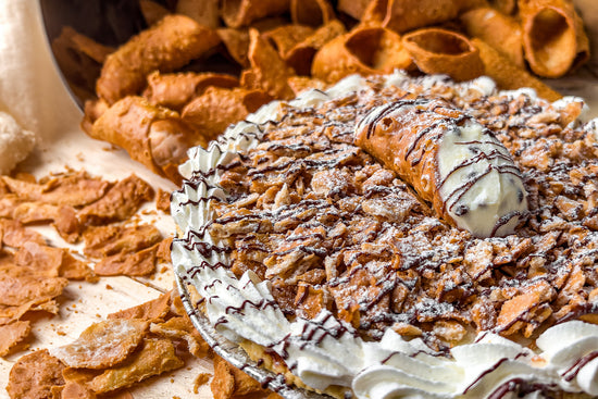 Cannoli Chocolate Chip Pie