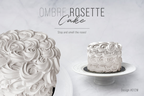 Ombre Rosette Cake