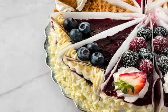 Blueberry Cheesecake Slice